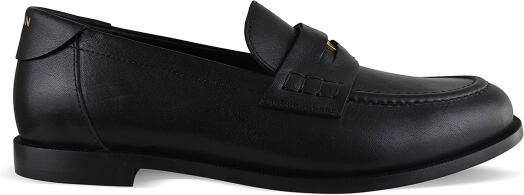 Balmain Leren loafers Zwart