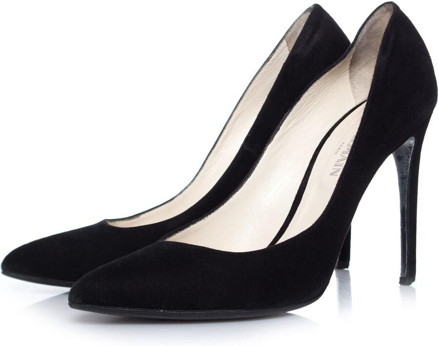 Balmain Pre-owned Zwarte suède pumps van Balmain.