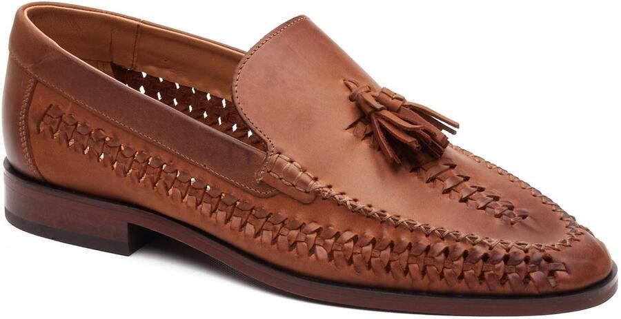 Base London Bracken Loafer Leder Heren Tan Loafers