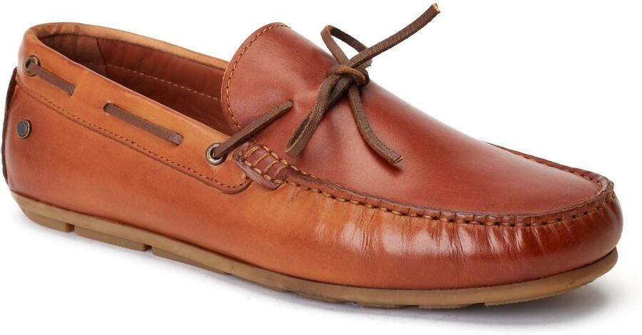 Base London Brooks Leren Herenpantoffels Burnt Tan