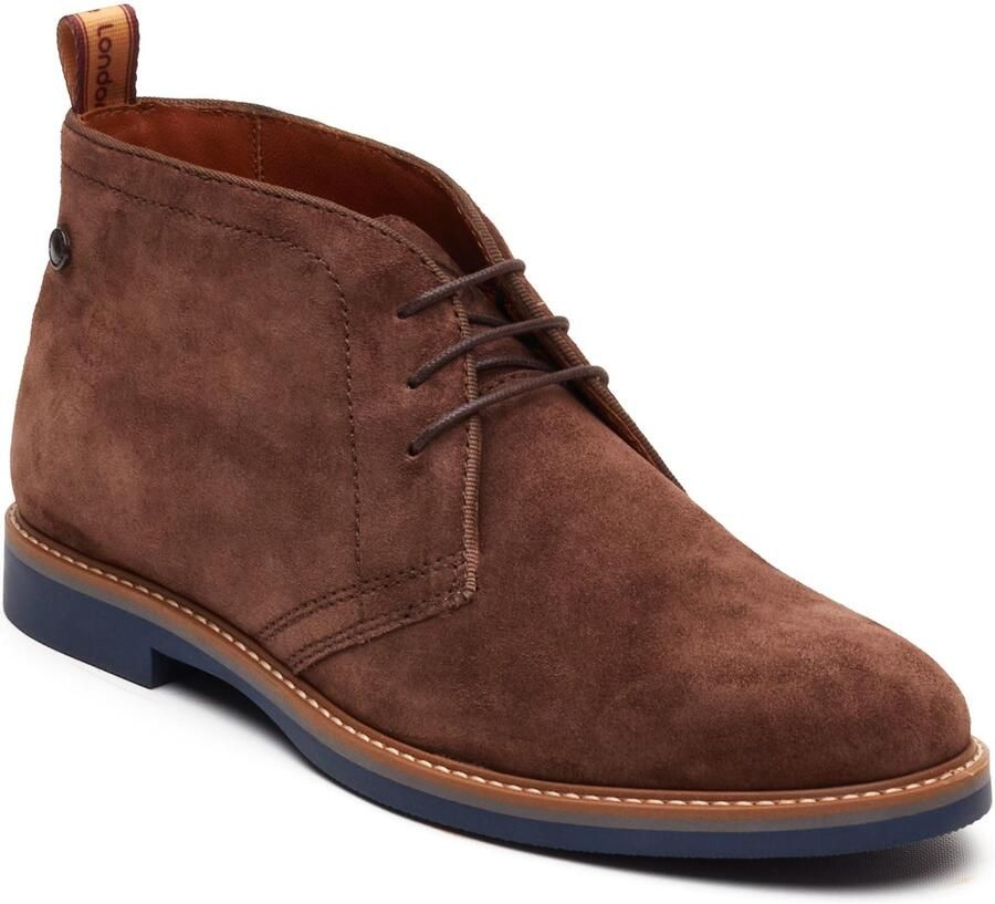 Base London Carlton Chukka Leren Mannen Bruine Boots