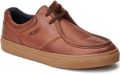 Base London Dalston Leer Heren Bruine Mocassin Schoenen - Bruin