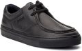 Base London Dalston Leren Heren Zwarte Mocassins Schoenen - Zwart