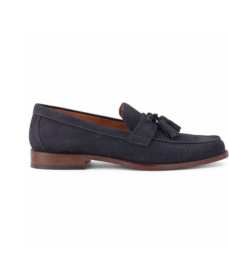 Base London Flint Heren Instappers Navy