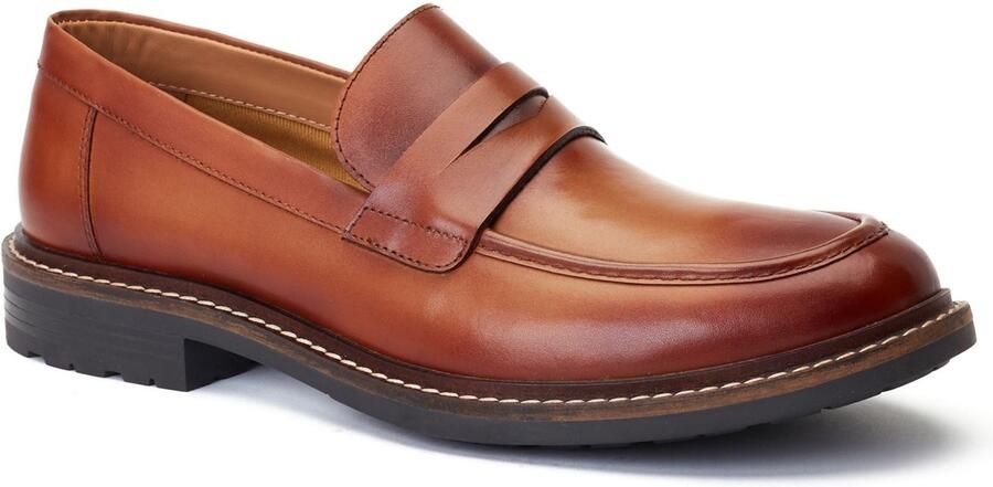 Base London Ivey Leren Herenpantoffels Burnt Tan