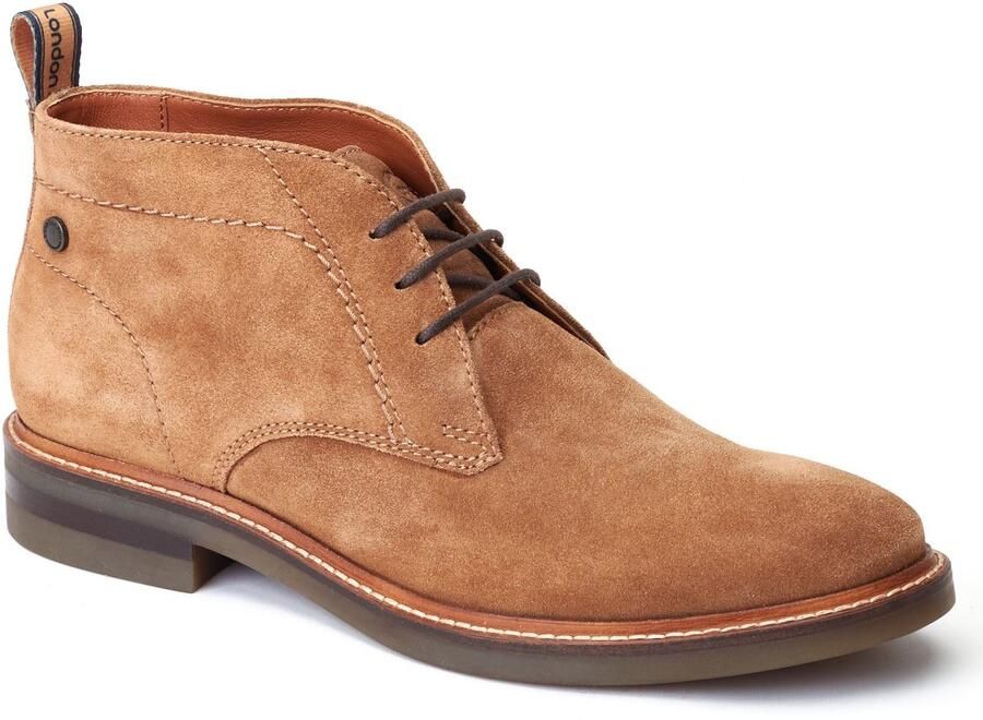 Base London Knebworth Leder Heren Ginger Laarzen
