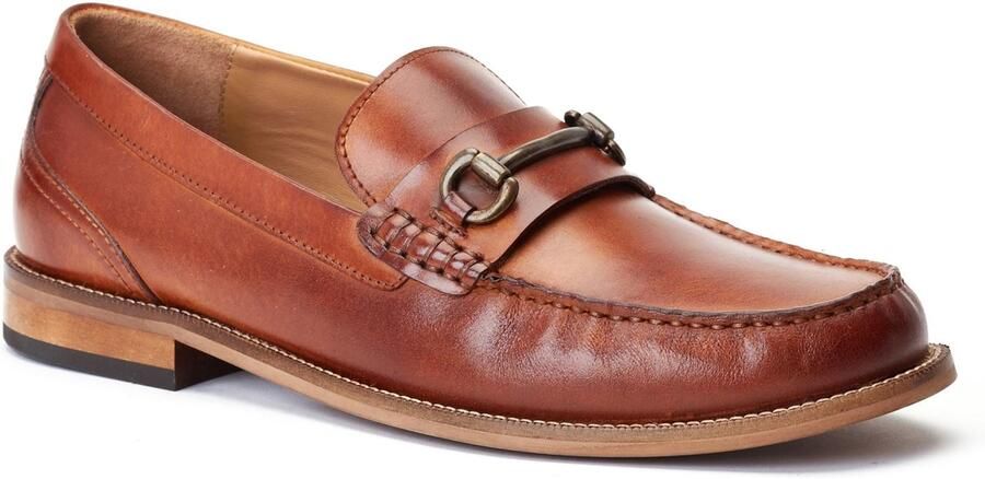 Base London Madison Leder Heren Bruin Loafers