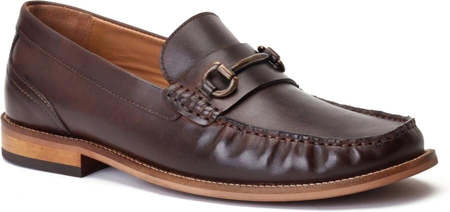 Base London Madison Leren Herenpantoffels Burnt Tan