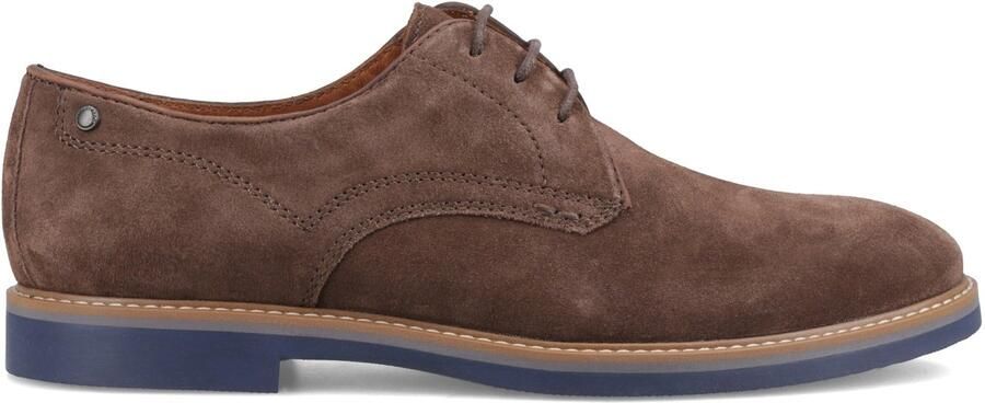Base London Strand Heren Derby Schoenen Bruin