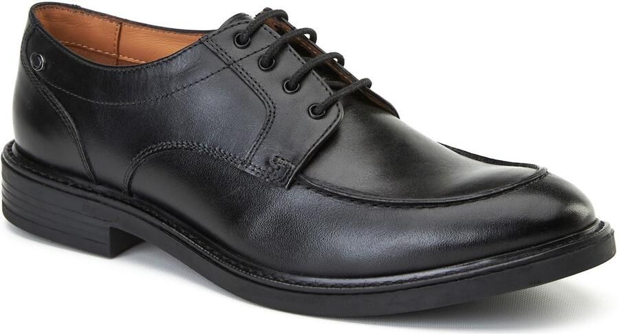 Base London Surrey Leren Heren Zwarte Brogues Schoenen