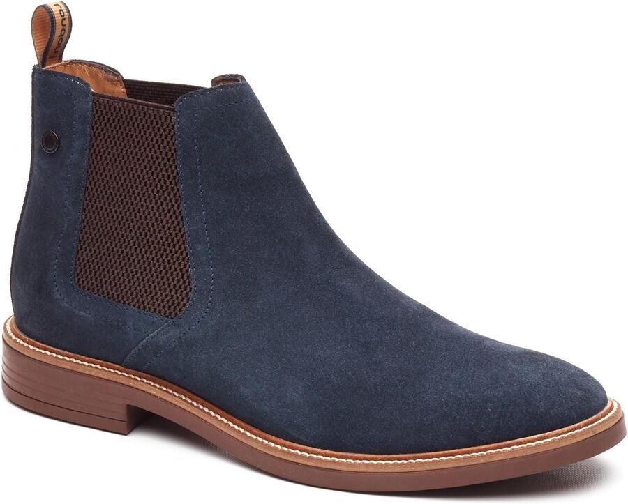 Base London Sussex Chelsea Boot Leer Heren Navy Boots
