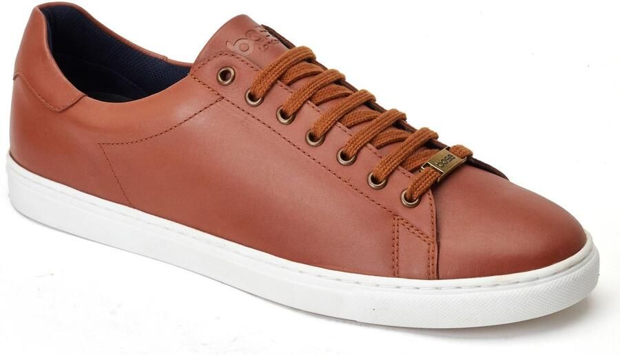 Base London Tucker Leer Heren Burnt Tan Trainers