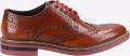 Base London Woburn Leren Heren Tan Brogues Schoenen - Cognac