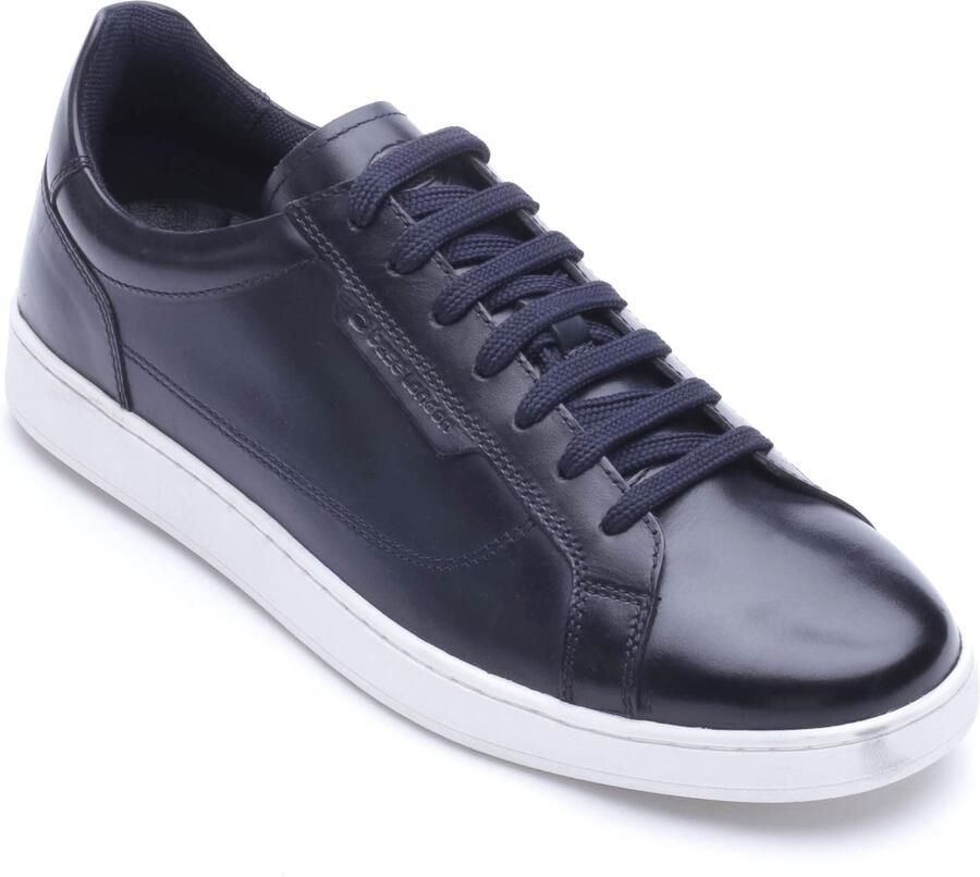 Base London Zammo Leren Heren Sneakers NAVY