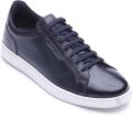Base London Zammo Leren Heren Sneakers NAVY - Marineblauw
