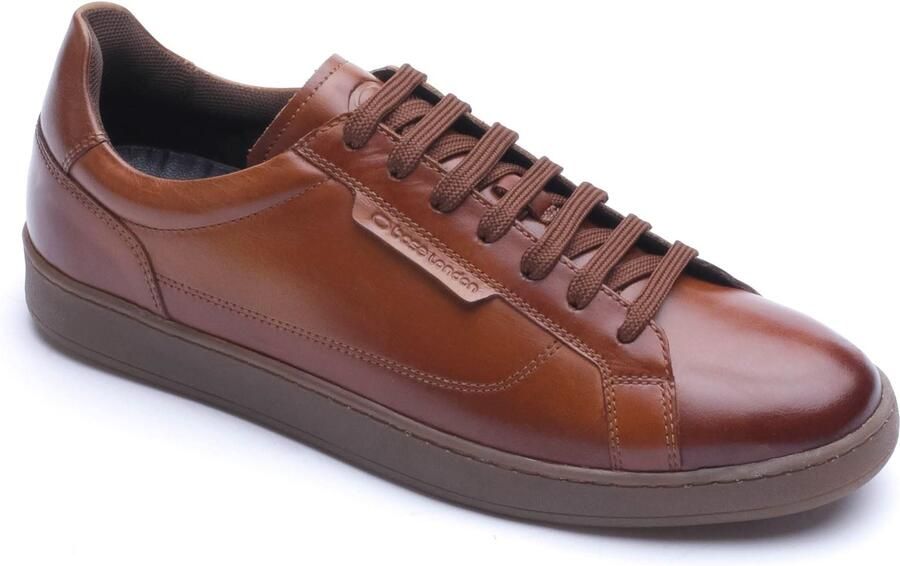 Base London Zammo Leren Heren TAN Sneakers