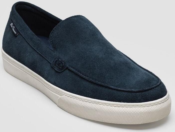 Ben Sherman Almer Suède Heren Navy Loafers