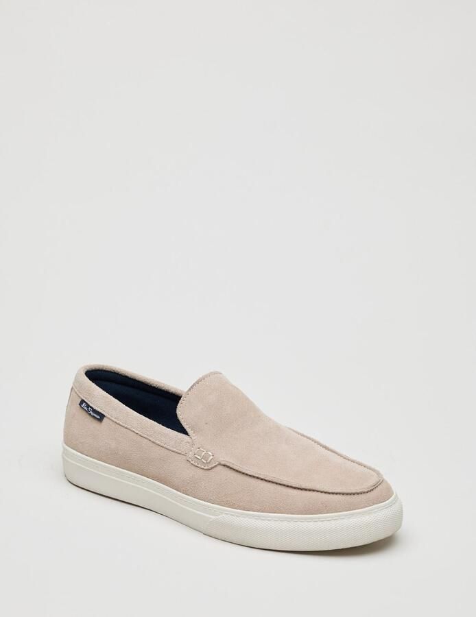 Ben Sherman Almer Suede Heren Stone Instappers