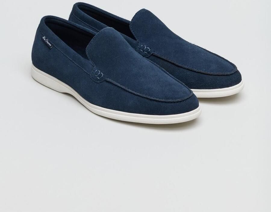 Ben Sherman Amarillo Suede Heren Navy Loafers