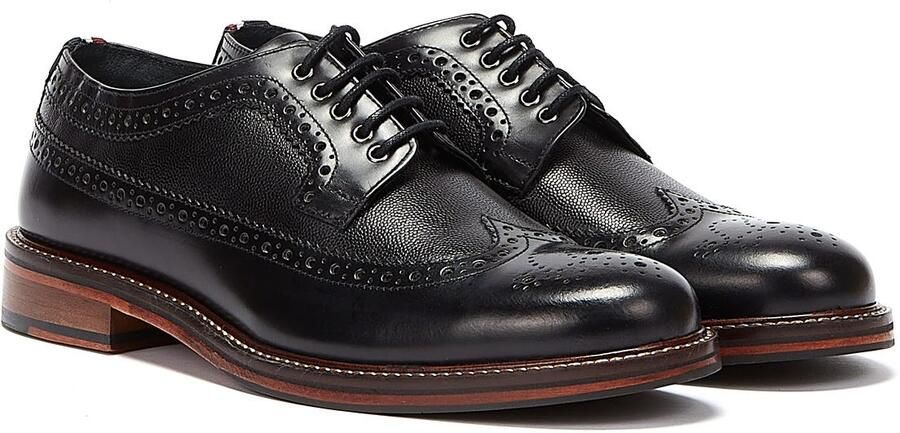 Ben Sherman Archie Brogue herenschoenen zwart