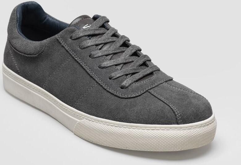 Ben Sherman Bentley II Suède Heren Grijze Sneakers