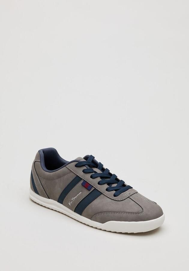 Ben Sherman Keeler Heren Grijze Navy Sneakers