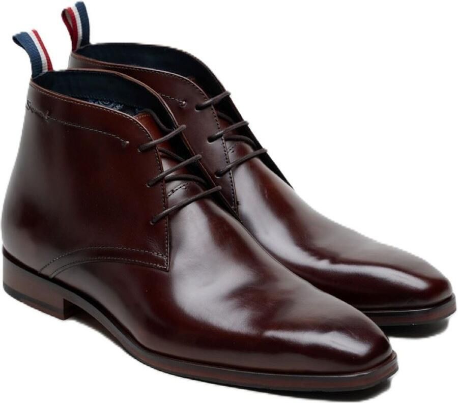 Ben Sherman London Brush Off Leren Heren Bruine Boots