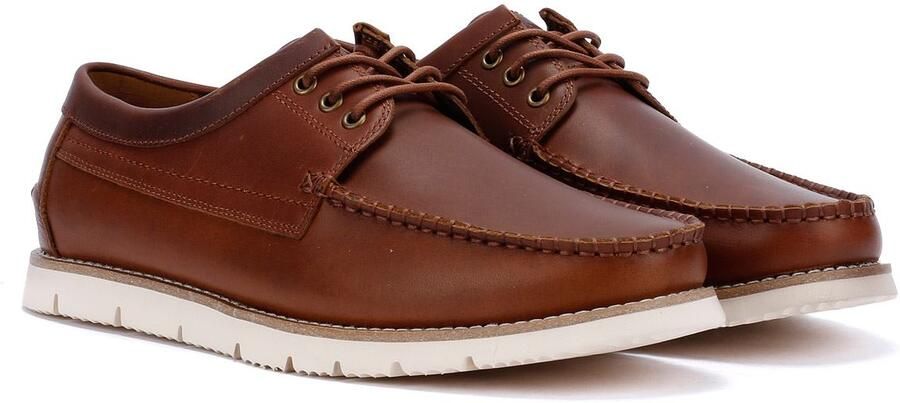 Ben Sherman Soho Heren Veterschoenen Van Bruin Suède