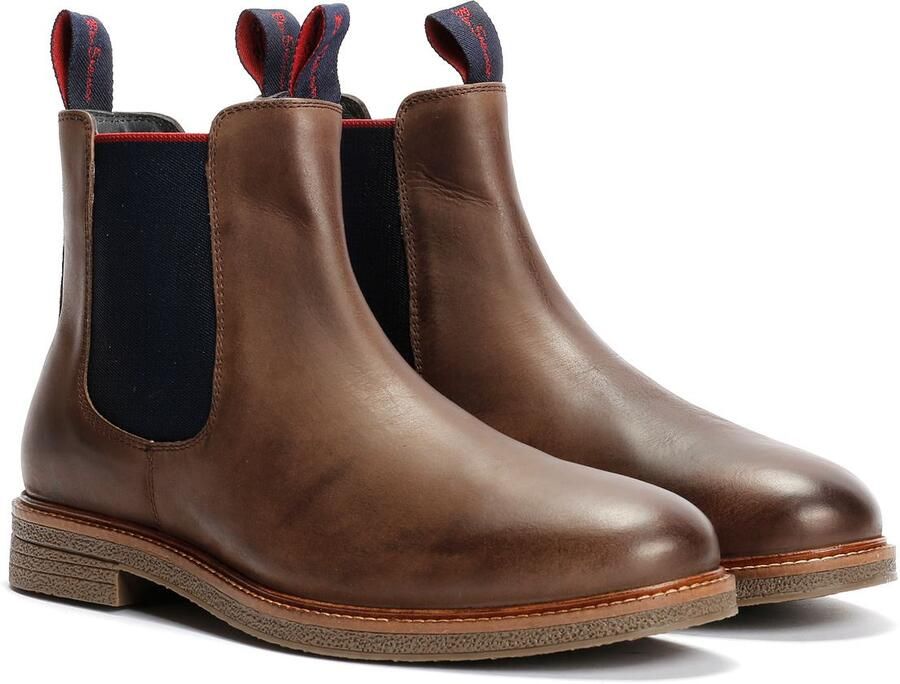 Ben Sherman Walker Chelsea Leren Heren Bruine Boots
