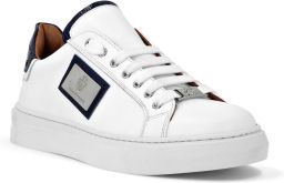 Billionaire Nappa Croco Printed Lo-Top Sneakers