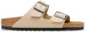 Birkenstock Arizona birko-flor smal voetbed unisex slipper - Beige