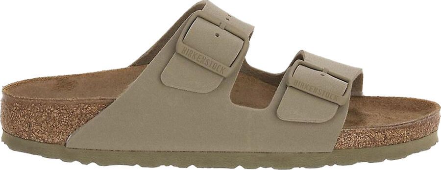 Birkenstock Arizona groen smal voetbed unisex slipper