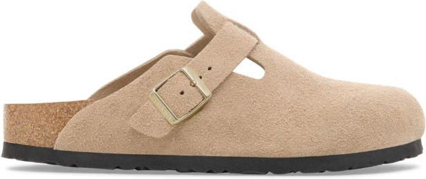 Birkenstock Boston suède smal voetbed unisex instapper