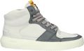 Blackstone DWAYNE YG02 OFF WHITE GREY HIGH SNEAKER - Wit