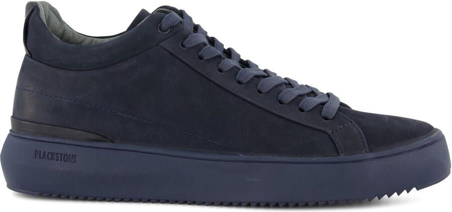 Blackstone Schoenen donkerblauw leer veter
