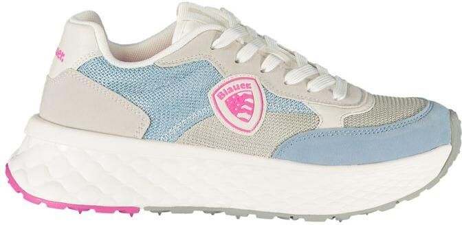 Blauer Azzurro Polyurethaan Dames Sneakers