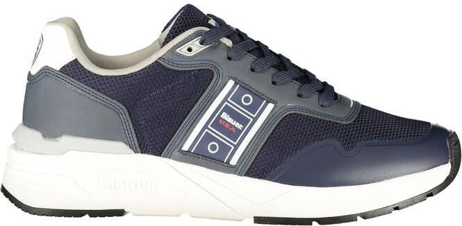 Blauer Blu Polyester Heren Sneakers