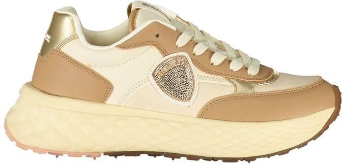 Blauer Bruine Polyurethaan Dames Sneaker