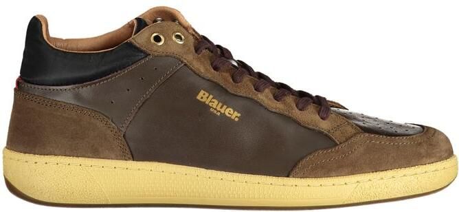 Blauer Hiker Midtop Sneakers van Suèdeleer