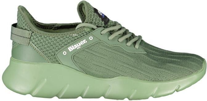 Blauer Verde Polyester Heren Sneakers