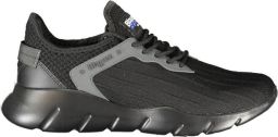 Blauer Zwarte Polyester Heren Sneakers