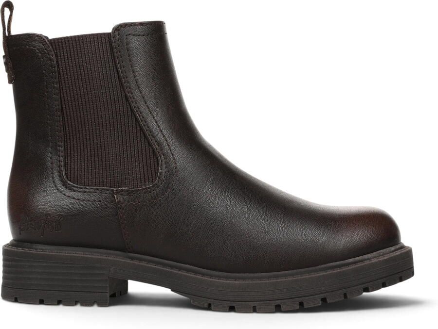 Blowfish Malibu dames chelsea boots van bruin kunstleer Alfie