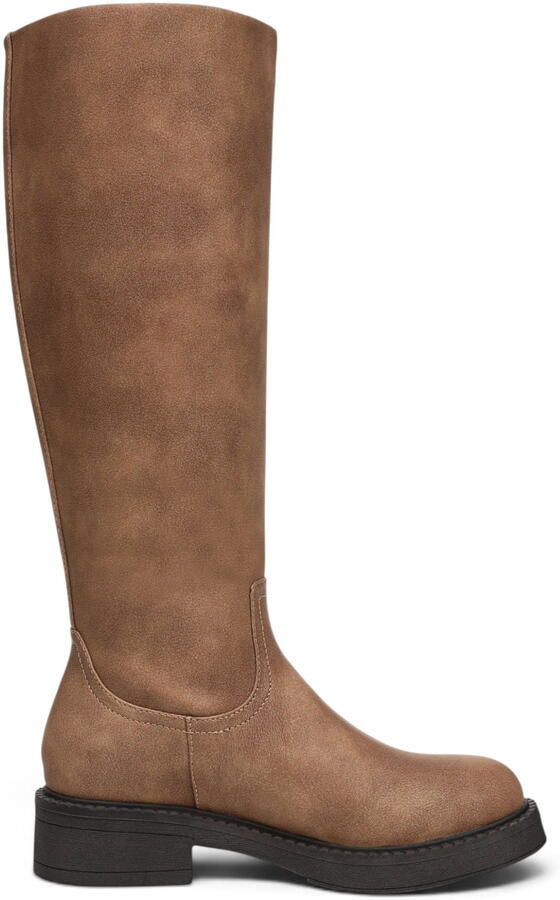 Blowfish Malibu dames hoge rijlaarzen van camel kunstleer Venice Tall