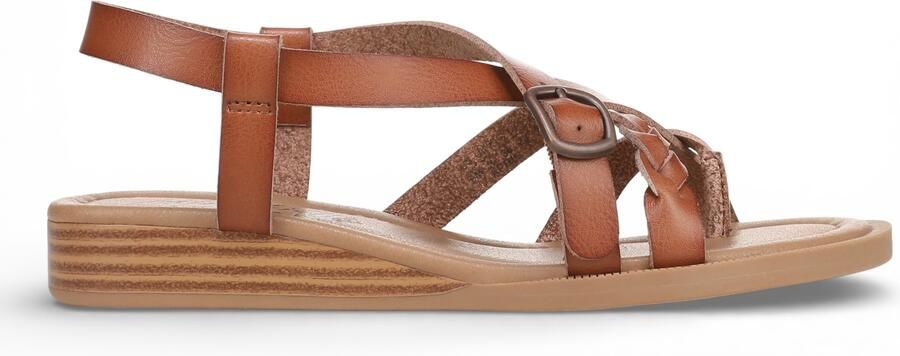 Blowfish Malibu Dames Scotch Tan Micro Wedge bandjes Sandals April