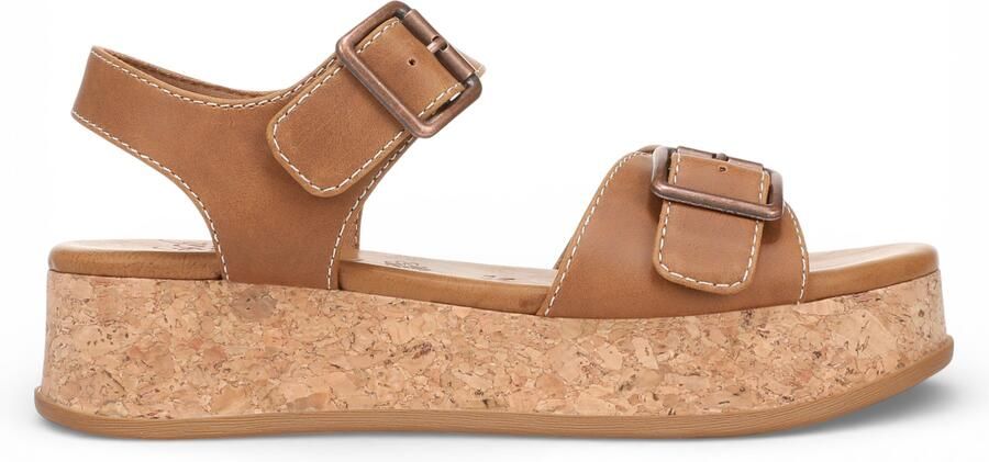 Blowfish Malibu Dames Tan nep leren Platform Sandals Magisch