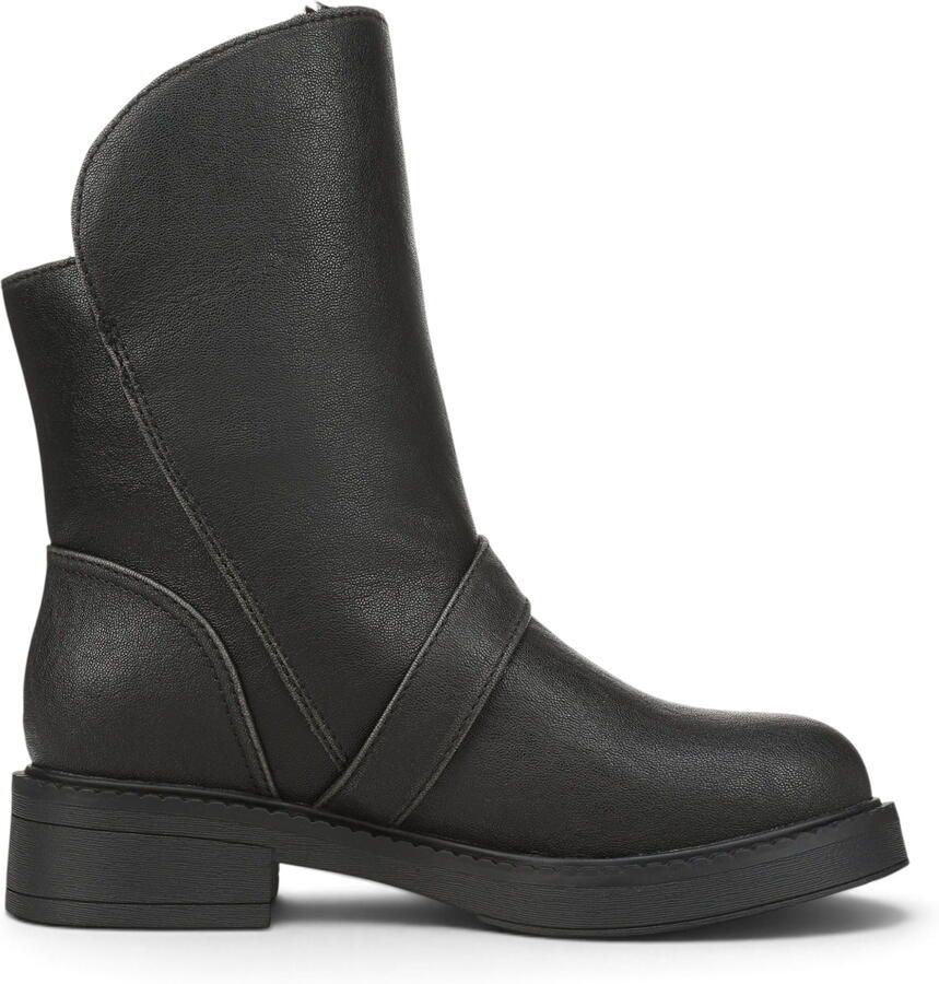 Blowfish Malibu dames winter bikerlaarzen van zwart kunstleer Venice-Cozy