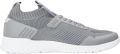 Boss Lage herensneakers van extreem leer (Lichtgrijs) - Grijs