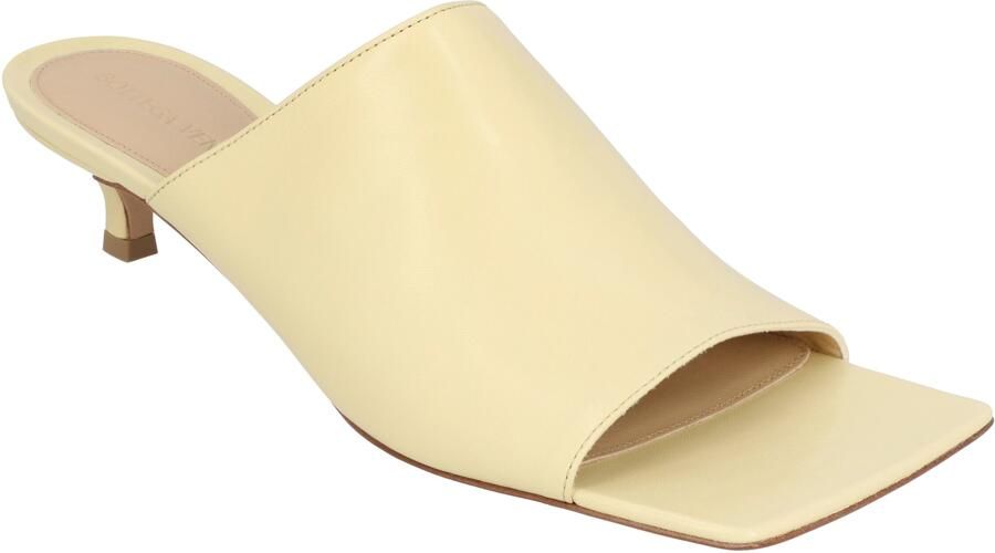 Bottega Veneta Dames Stretch Muiltje in witte Lamnappa