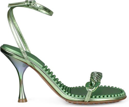 Bottega Veneta Dot Sandalen Groen