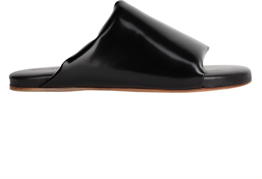 Bottega Veneta Kussen Slippers Zwart